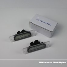 Luz LED para matrícula de coche, lámpara de marco de número para Infiniti FX34/FX35/S50 2003 2004 2005 2006 2007 2008 2024 - compra barato