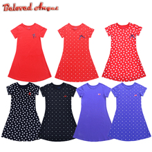 Vestidos Girls Summer Dress 2019 Brand Unicorn Princess Dress Children Costume for Kids Short Sleeve Clothes Baby Dresses 1-13T 2024 - buy cheap