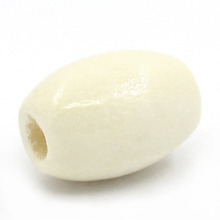 DoreenBeads Wood Spacer Beads Oval Ivory 12x8mm,Hole:Approx 3mm,300PCs (B24807), yiwu 2024 - buy cheap