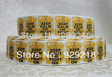 wm 10 yards lot 7/8inch 22mm 81004 awareness design printed grosgrain ribbon 2024 - buy cheap