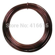 Craft Aluminium Wire BONSAI SHAPING WIRE BROWN ANODISED ALUMINIUM - 1MM THICK 100g 2024 - buy cheap