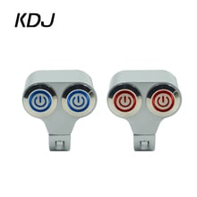 Aluminum 22mm Handlebar Motorcycle Switches ATV Scooter Headlight Hazard Brake Fog Light Switch ON-OFF With Indicator Light 2024 - buy cheap