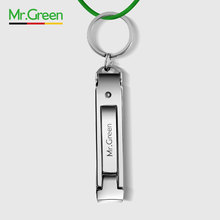 Mr.green Real New Ultra-thin Foldable Hand Toe Nail Clipper Cutter Trimmer Stainless Keychain Wholesale High Quality 2024 - buy cheap