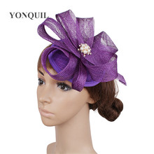 Sombreros elegantes para el pelo, accesorios para el cabello, tocados para fiesta de cóctel, 17 colores 2024 - compra barato