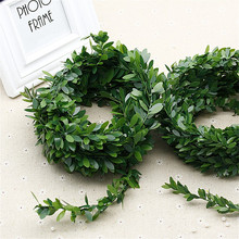 7.5 Meters Artificial Leaf Garland Plants Vine Fake Foliage Handmade for Home Decor Wedding Decoration DIY Wreath Silk Flower .Q 2024 - купить недорого