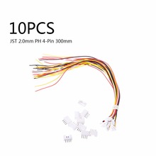 10 SETS Mini Micro JST 2.0 PH 4-Pin Connector plug with Wires Cables 300MM 2024 - buy cheap