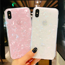 Candy Color Conch Shell Phone Case For iphone 6 Plus Case For iphone 6S 6 7 8 Plus X Fashion Soft IMD Cover Luxury Retro Cases 2024 - buy cheap
