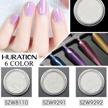 Huration 1 Bottle Nail Art Glitter Metallic Nail Powder Pigment Powde Titanium Dust Acrylic Manicure Flakes Chrome Dust Pigment 2024 - buy cheap