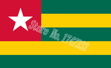 Togo Africa National Flag All Over The World hot sell goods 3X5FT 150X90CM Banner brass metal holes 2024 - buy cheap