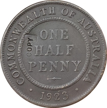 Réplica de monedas de doble cara, copia de monedas de doble cara, 100%, Australia, One, medio penique, 1923 2023 - compra barato
