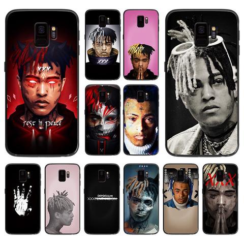 И Rap Singer XXXTentacion мягкий чехол для телефона для Samsung Galaxy S6 S7 S8 S9 S10e Plus Note 8 9 чехлы 2022 - купить недорого