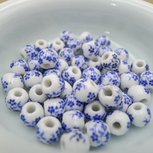 8 #100 Uds cuentas de cerámica China, cuentas de procesamiento para fabricación de joyas, cuentas de 8mm # A401A 2024 - compra barato