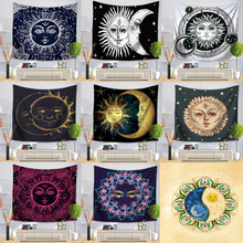 Sun Moon Mandala Indian Tapestry Hippie Wall Hanging Bedspread Throw Cover Bohemian Beach Mat Home Decor Blanket 2024 - buy cheap