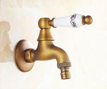 Euro Antique Brass design Bibcock Faucet Tap /Washing Machine Faucet Bathroom Corner Faucet Outdoor Garden Faucet 2024 - buy cheap