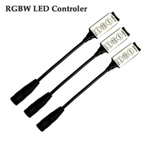 50pcs RGBW Controller 12V-24V Mini Dimmer Switch Multi Mode DC Plug to 5Pin for rgb w 5050/5730/5630 LED Lights Strips fita luz 2024 - buy cheap