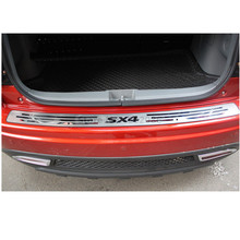 Защитная накладка на заднюю крышку багажника порог порога задней двери порога автомобиля Стайлинг для Suzuki SX4 2007 2008 2009 2010 2011 2012 2013 2024 - купить недорого