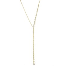 CZ long Y lariat Ol-collar de cadena para mujer, joyería de moda, diseño de moda, sexy, larga, cz 2024 - compra barato