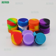 Colorful 5ml non-stick silicone container, silicone jars dab wax container 50pcs/lot free shipping 2024 - buy cheap