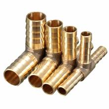 1Piece Brand New Car Motorcycle 6mm 8mm 10mm 12mm Brass T Piece 3 Way Fuel Hose Joiner Connector for Air Oil Gas 2024 - buy cheap