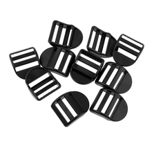 10 Pieces Plastic Ladder Lock Slider Side Release Buckle for Backpack Straps Webbing 25mm/1 inch 2024 - buy cheap