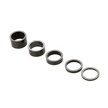 5Pcs 1 1/8 "3mm 5mm 10mm 15mm 20mm carbon fiber washer bicycle head set stem spacer kit 2024 - buy cheap