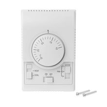 AC 220V Room Mechanical Thermostat Control Switch Air Conditioner Fan Coil Temperature Controller 2024 - buy cheap