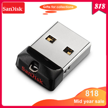 Original SanDisk CRUZER FIT CZ33 USB 2,0 Flash Drive 32 GB 16 GB mini Pen Drives USB 2,0 dispositivos de apoyo verificación oficial 2024 - compra barato
