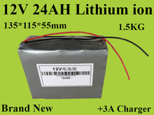 High power 12v lithium ion battery 12V 24AH lithium charger 2A for 12V 360W 500W UPS Energy storage Solar lighting inverter LED 2024 - buy cheap