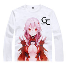 Guilty Crown Long T-Shirt Inori Yuzuriha Shirt colorful T shirts Anime Accessories shirts Long t-shirts Cosplay Anime t-shirt a 2024 - buy cheap