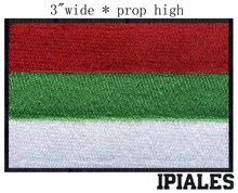 Ipidos, bandeira colômbia, 3.0 "de largura, patch bordado para anarchy/3d, tecido de renda bordado/moda moto 2024 - compre barato