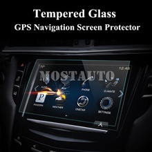 Protector de pantalla de navegación para GPS de vidrio templado para Cadillac CTS, accesorios de decoración Interior de coche, 2014-2019, 1 Uds. 2024 - compra barato