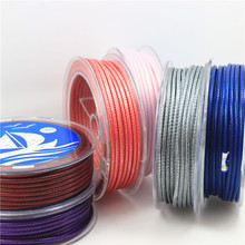6 meters/piece 2MM diameter Waxed Thread Polyester Cord String Strap Wholesale Necklace Rope Bead NO.16~27 2024 - buy cheap