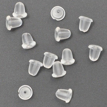 Findings & Components 500pcs/Lot Earring Back Durable Plastic Ear Plugging/Blocked Fashion Jewelry 2024 - buy cheap