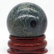 Bola de pedra natural de kambaba jasper, esfera mineral de quartzo, massagem manual, bola de cristal de cura, acessório de decoração para casa de feng shui de 30mm 2024 - compre barato