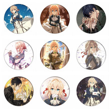 Anime Violet Evergarden Cosplay Badge Claudia Hodgins Brooch Pins Collection Badges for Backpacks Clothes 2024 - buy cheap