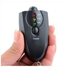 (Wholesale) 200PCS Keychain LED Alcohol Tester Keychain Analyzer Breath Breathalyzer PFT-61 2024 - buy cheap