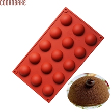 COOKNBAKE DIY Creative DIY 15 Even Dome Silicone Cake Mold Chocolate Mold Ice Tray Mold Pudding Mold CDSM-268 2024 - buy cheap