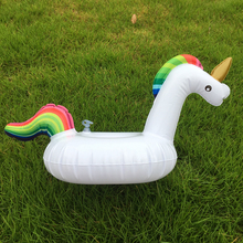 Mini Inflatable Unicorn Floating Cup Holder Pool Drink Holders Swim Ring Water Toys Party Beverage Boats Holder Baby Pool Toys 2024 - buy cheap