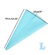 Кондитерское оборудование большого размера, силиконовый многоразовый кондитерский мешок для глазури, кондитерский мешок для крема, инструменты для украшения тортов, помадки 2024 - купить недорого
