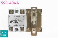 AC-AC 40A 80-280VAC 24-380VAC SSR-40AA SSR-40DA SSR-40DA-H SSR-40VA Gray Solid State Relay DIN Rail Mount 2024 - buy cheap