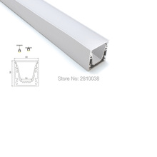 30 X 2M Sets/Lot 6000 series led profile housing Square type led aluminum profile with concave parts for ceiling lights 2024 - buy cheap