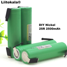 4PCS Liitokala New Original 18650 2500mAh battery INR1865025R 3.6V discharge 20A dedicated Power batteries + DIY Nickel sheet 2024 - buy cheap