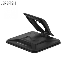 Jerefish suporte pegajoso de painel para carro, de mesa, antiderrapante, para celular, para tablet e gps com braçadeira de mola 2024 - compre barato