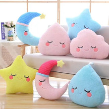 New Kawaii Sky Series Pillow Soft Star Clouds Water Plush Toys Stuffed Cushion Nice Sofa Pillow Lovely Christmas Gift for Girl 2024 - buy cheap