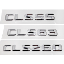 Mala do carro 3D Letras De Metal Etiqueta Do Logotipo Para Mercedes Benz AMG CLS55 CLS63 CLS260 CLS350 CLS400 CLS500 CLS550 Prata Decalque Emblema 2024 - compre barato