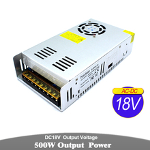 DC Power Supply 18V 27.8A 500W Driver Transformer 220V 110V AC to DC18V Power Adapter for Led Light 3D Printer CNC CCTV Stepper 2024 - buy cheap