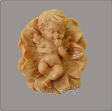 ¡Envío gratis! Molde de silicona 3D para laboratorio de bebé, molde de silicona para pastel con forma de bebé, hecho a mano 2024 - compra barato