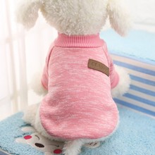 Одежда для собак Теплый наряд для щенка жилет куртка для домашнего питомца зимняя одежда для собак мягкий свитер Одежда для маленьких собак чихуахуа 2024 - купить недорого