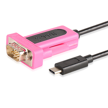 Adaptador de Cable USB2.0 a DB9 RS232 COM, convertidor de 20cm, tipo más nuevo, tipo C a serie 2024 - compra barato