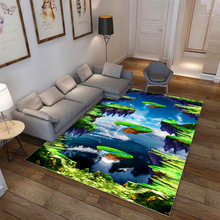 2018 New 3D Creative Printed Hallway Carpets For Living Room Bedroom Tea Table Rugs Kitchen Bathroom Antiskid Mats tapis salon 2024 - buy cheap